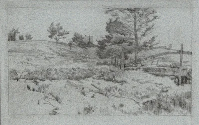 Paesaggio con Muro di Pietra