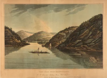 Vista vicino a Fort Montgomery (n. 18, portafoglio del fiume Hudson)