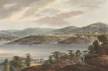 West Point n. 16 del Portfolio del fiume Hudson, 1825