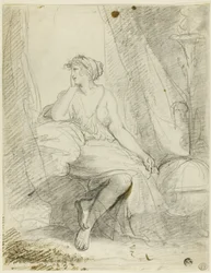 Donna seduta