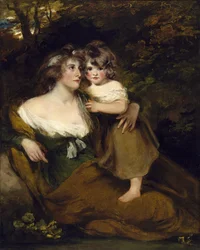 La contessa di Darnley e sua figlia, Lady Elizabeth Bligh