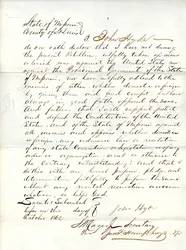 Giuramento di fedeltà di John Hyde del Missouri, Contea di St. Louis