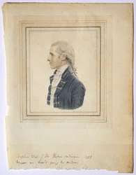 Ritratto di Sir Captain West della Dutton Indiaman
