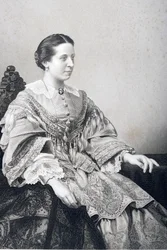 Clara Novello (1818-1908) incisa da D.J. Pound da una fotografia, da 