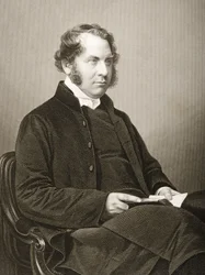 Henry Montagu Villiers (1813-61) inciso da D.J. Pound da una fotografia, da 