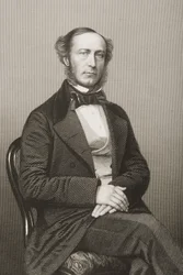 John Walter (1818-94) inciso da D.J. Pound da una fotografia, da 