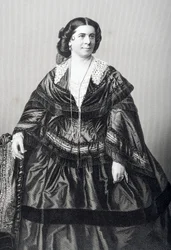 Madame Anna Bishop (1810-84) incisa da D.J. Pound da una fotografia, da 