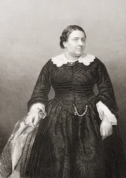 Madame Marietta Alboni (1824-94) incisa da D.J. Pound da una fotografia, da 