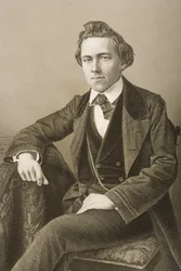 Paul Charles Morphy (1837-84) inciso da D.J. Pound da una fotografia, da 