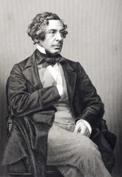 Samuel Warren (1807-77) inciso da D.J. Pound da una fotografia, da 