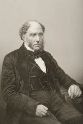 Sir Archibald Alison (1792-1867) inciso da D.J. Pound da una fotografia, da 