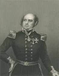 Sir John Franklin inciso da D.J. Pound da una fotografia, da 