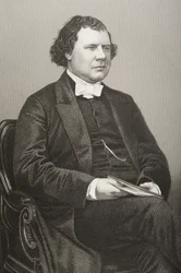William Morley Punshon (1824-81) inciso da D.J. Pound da una fotografia, da 