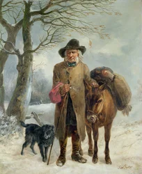 Raccolta di legna invernale