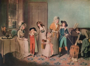 Lunedì nero o la partenza per la scuola, 1790, 1919
