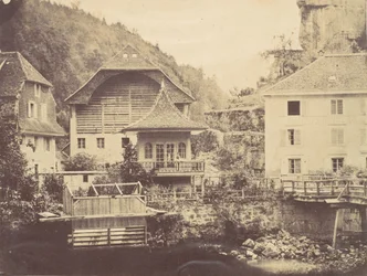 Veduta in Svizzera, 1850