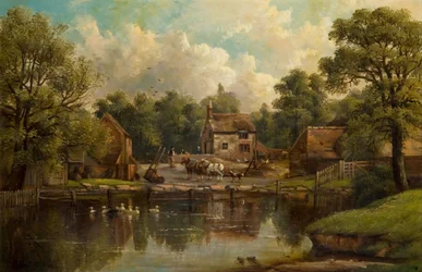 Fattoria in Wood Lane, Handsworth, 1850-1908