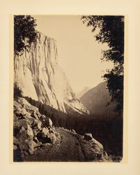 El Capitan dal sentiero, Yosemite