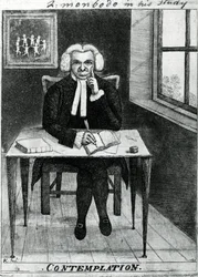 Contemplazione - Lord Monboddo nel suo studio, 1784