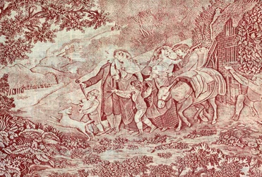 La Danza e La Partenza Illustrazioni da Il Villaggio Abbandonato