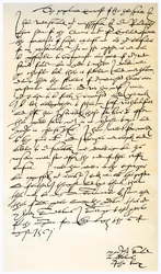 Lettera di John Knox a Sir Nicholas Throgmorton, 6 agosto 1561