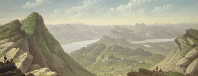 Vista nord-ovest da Ben Lomond