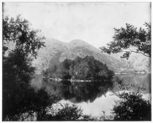 Isola di Ellen, Loch Katrine, Scozia, fine XIX secolo
