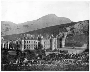 Palazzo di Holyrood, Edimburgo, Scozia, fine XIX secolo
