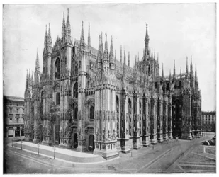 Duomo di Milano, Italia, fine XIX secolo