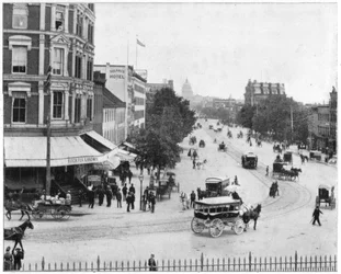 Pennsylvania Avenue, Washington DC, fine XIX secolo