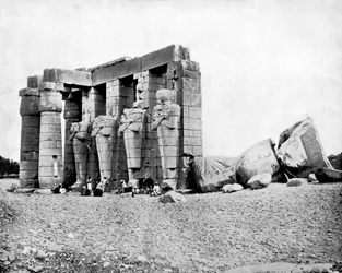 Rovine, Tebe, Egitto, 1893