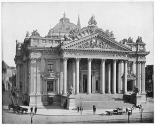 La Borsa, Bruxelles, fine XIX secolo