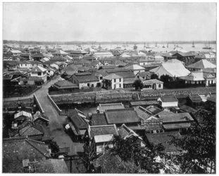 Yokohama, Giappone, fine XIX secolo