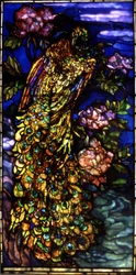 Vetrata del pavone, 1892-1908