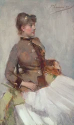 Ritratto di una signora seduta, 1887