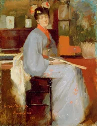 Donna in abito giapponese, 1883