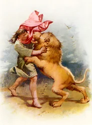 Sansone uccide il leone