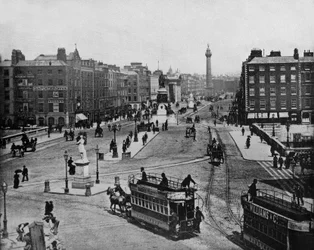 Sackville Street a Dublino, Irlanda, c. 1900