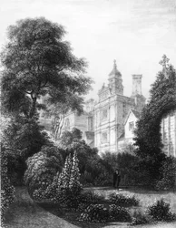Caius College dai giardini dei Fellows