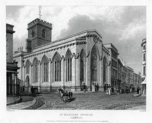 Chiesa di San Martino, Carfax, Oxford, 1835