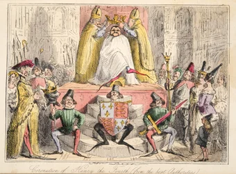 Incoronazione di Enrico IV (secondo le fonti più autorevoli), da «La storia comica dell