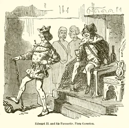 Edoardo II e il suo favorito, Piers Gaveston