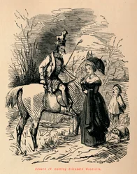 Edoardo IV incontra Elisabetta Woodville, c1860