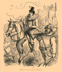 Giacomo I in viaggio verso l