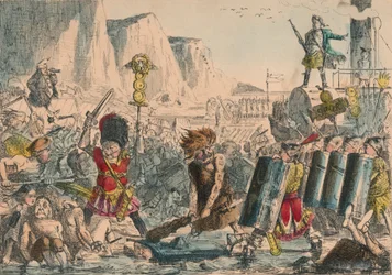 Sbarco di Giulio Cesare, 1850