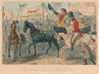 Il signor Jorrocks entra a Handley Cross, 1854