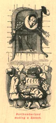 Northumberland che fa un discorso, 1897