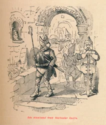 Odo cacciato dal Castello di Rochester, c1860