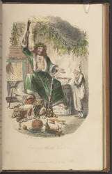 Il terzo visitatore di Scrooge, dalla Prima Edizione di 