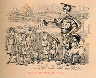 Sertorio e i suoi giovani amici, 1852